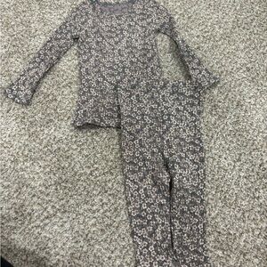 Charming Floral Kids Pajama Set